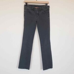 Tory Burch Black Straight Leg Jeans